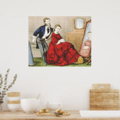 T-SHIRT Beauty Winkelretro Poster (Keuken)