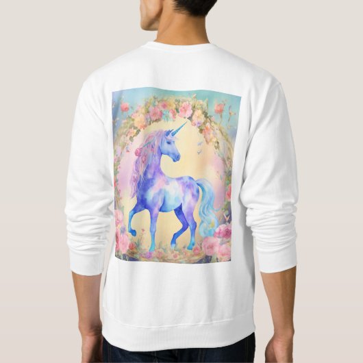 T-shirt bedrukt paard (Achterkant)