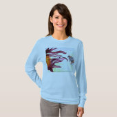 T-shirt - Bee- en bloemenkunst (Voorkant volledig)