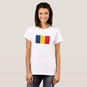 T-Shirt Belgique voor vrouwen (Voorkant volledig)