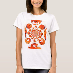 T-shirt Bella Canvas, Basketball, voor dames