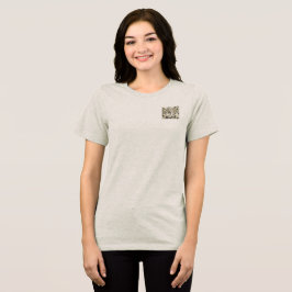 T-Shirt BELLA VROUWEN BLOEMSTIJL ONTWERP