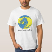 T-shirt - Bescherm onze moeder. (Voorkant)