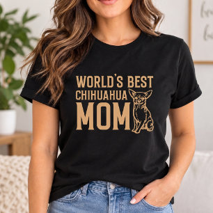 T-shirt 'Beste Chihuahua-moeder ter wereld' - Zwar