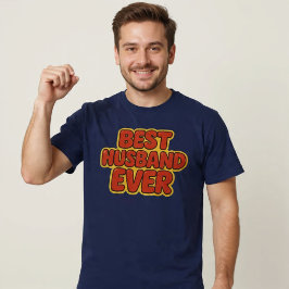 T-shirt 'Beste echtgenoot ooit'