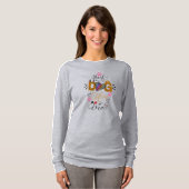 T-shirt 'Beste hond-moeder ooit' – Luipaardprint h (Voorkant volledig)