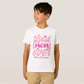 T-shirt 'Beste moeder ooit' – Cadeau voor Moederda (Voorkant volledig)