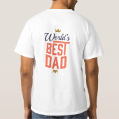 T-shirt "Beste Papa ter Wereld" (Achterkant)