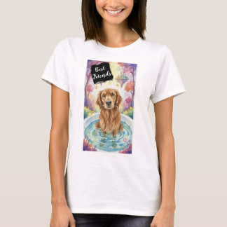 T-shirt beste vriend hond Golden Retriever