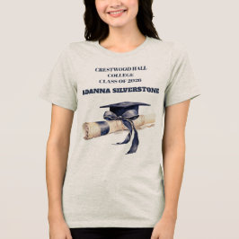 T-Shirt-Bewerkbaar Afstudeerfeest Shirt