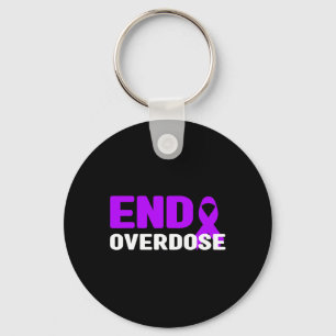 T-shirt bewustzijn overdosis - Verslaving Sleutelhanger