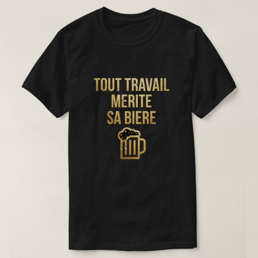 T-shirt Bier (Design voorkant)