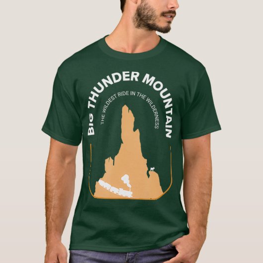 T-shirt Big Mountain Thunder Theme Park (Voorkant)