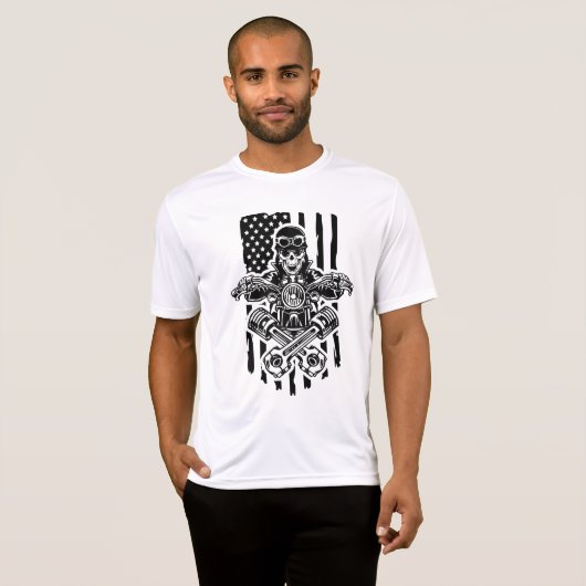 T-shirt Biker (Voorkant volledig)