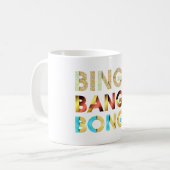 T-SHIRT Bingo Bango Bongo Koffiemok (Voorkant links)