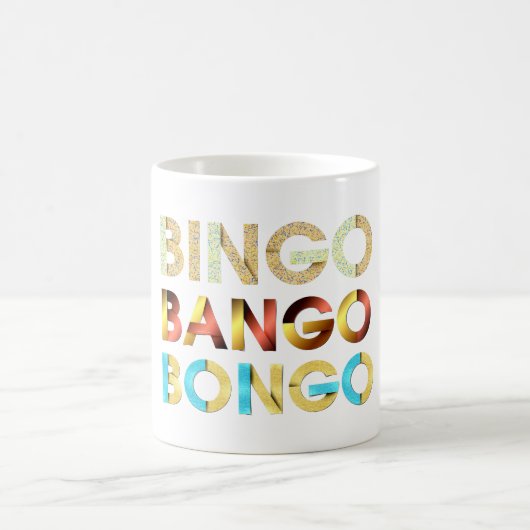 T-SHIRT Bingo Bango Bongo Koffiemok (Center)