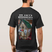 T-Shirt Birdhouse Adverteren illustratie (Achterkant)