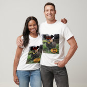 T-Shirt Black Cat De heks komt eraan (Unisex)