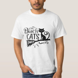 T-SHIRT Black cats only