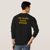 T-shirt - Black History Month 100 jaar (Achterkant volledig)