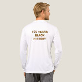 T-shirt - Black History Month 100 jaar (Achterkant)