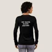 T-shirt - Black History Month 100 jaar (Achterkant)
