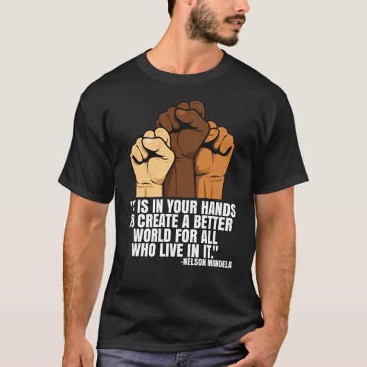 T-shirt - Black History Month 100 jaar (Voorkant)