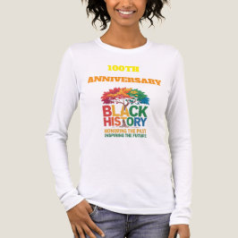 T-shirt-Black History Month 100 jaar Tri-Blend Shirt