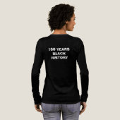 T-Shirt-Black History Month 100 Years Tri-Blend Shirt (Achterkant)