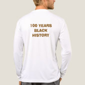 T-Shirt-Black History Month 100 Years Tri-Blend Shirt (Achterkant)