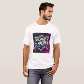 T-shirt "Black to the 90s" (Voorkant volledig)