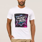 T-shirt "Black to the 90s" (Voorkant)