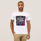T-shirt "Black to the 90s" (Voorkant volledig)
