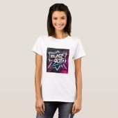 T-shirt "Black to the 90s" (Voorkant volledig)