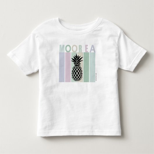 T-SHIRT BLANC BÉBÉ "Mo'orea" By Itata e (Voorkant)