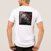 T-shirt blanc BodyBuilding (Achterkant)