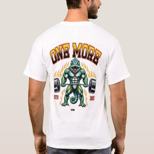 T-shirt Blanc Cameleon (Achterkant)