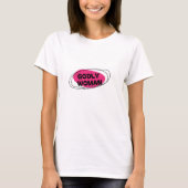 T-Shirt Blanc en Godly Woman (Voorkant)