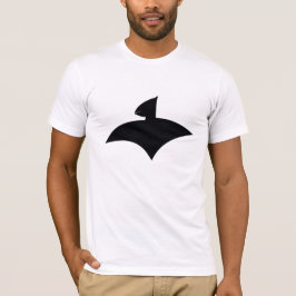 T-Shirt Blanc pour Hommes (AirFly Logo Black)