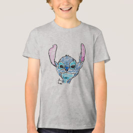 T-shirt blauw monster