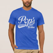 T-shirt Blauw pop (Voorkant)