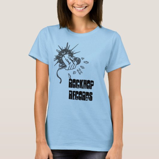 T-SHIRT BLAUW VOOR VROUWEN (Voorkant)
