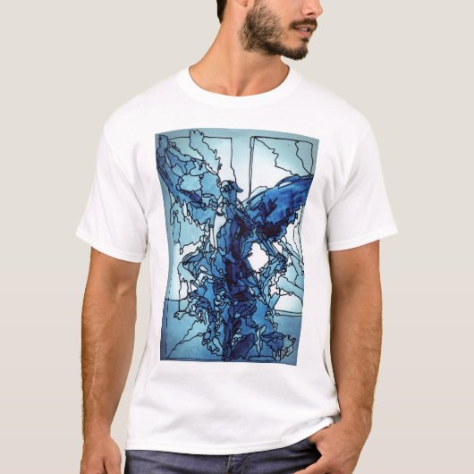 T-shirt Blauwe Engel (Voorkant)