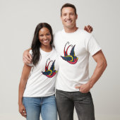 t-shirt blauwe inkt (Unisex)