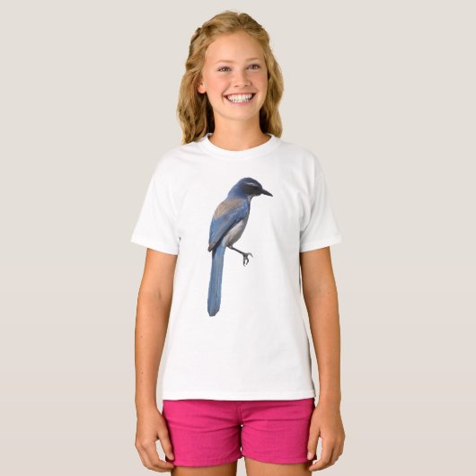 T-shirt - Blauwe Jay (Voorkant volledig)