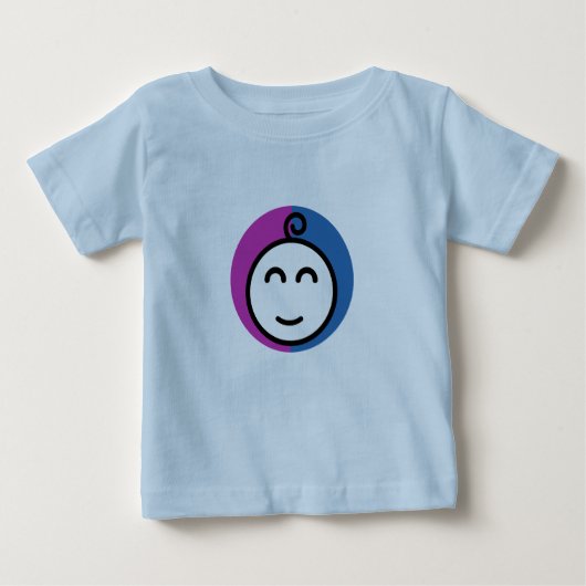 T-Shirt Bleu Kinderen (1 tot 5 jaar) (Voorkant)