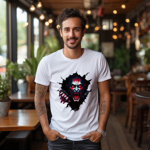 T-shirt Bloederige dracula boven de muur