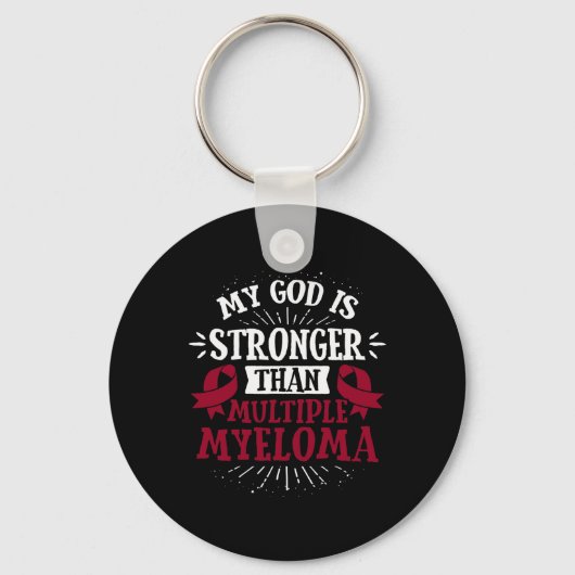 T-shirt bloedkanker - Multiple Myeloma bewustzijn Sleutelhanger (Voorkant)