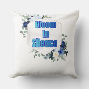 T-shirt bloem in stilte kussen