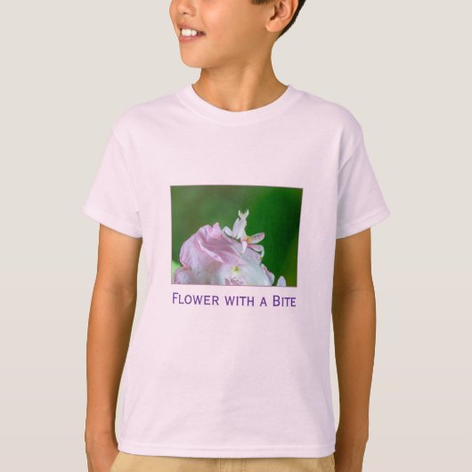 T-shirt - Bloem met een Beetje (Voorkant)